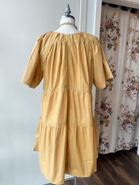 Goldie Pleated & Tiered Mini Dress